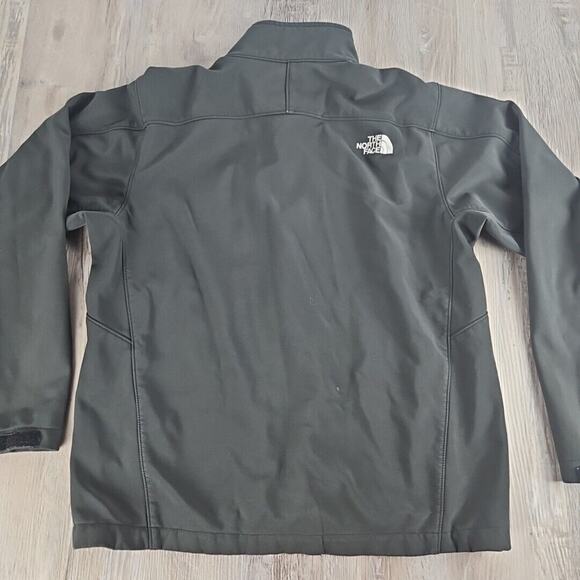 The North Face Jacket Mens Medium Black Zip Pleated Cropped Coat Shell - Picture 7 of 8